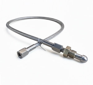 MANGUERA METÁLICA DE INOXIDABLE ALTA PRESIÓN 1/4″X 1 M.